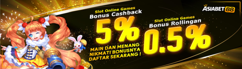DOUBLE BONUS SLOT 5% - ROLLINGAN 0.5%
