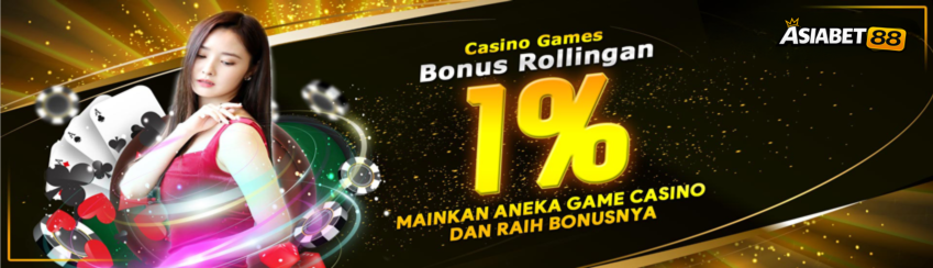 BONUS ROLLINGAN LIVECASINO 1%